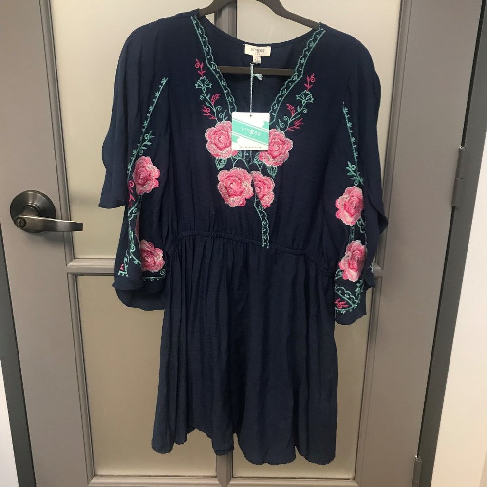 Floral Embroidered Dress